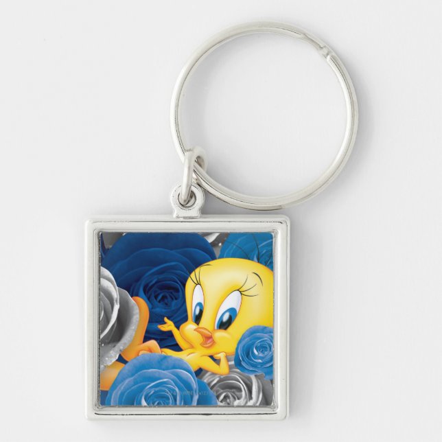 TWEETY™ With Roses Keychain (Front)