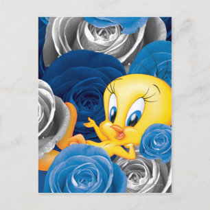 TWEETY™ With Roses Postcard