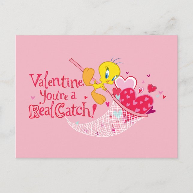 TWEETY™ - You're A Real Catch Holiday Postcard (Front)