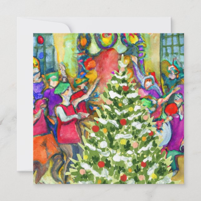 Twelfth Night Holiday Card (Front)