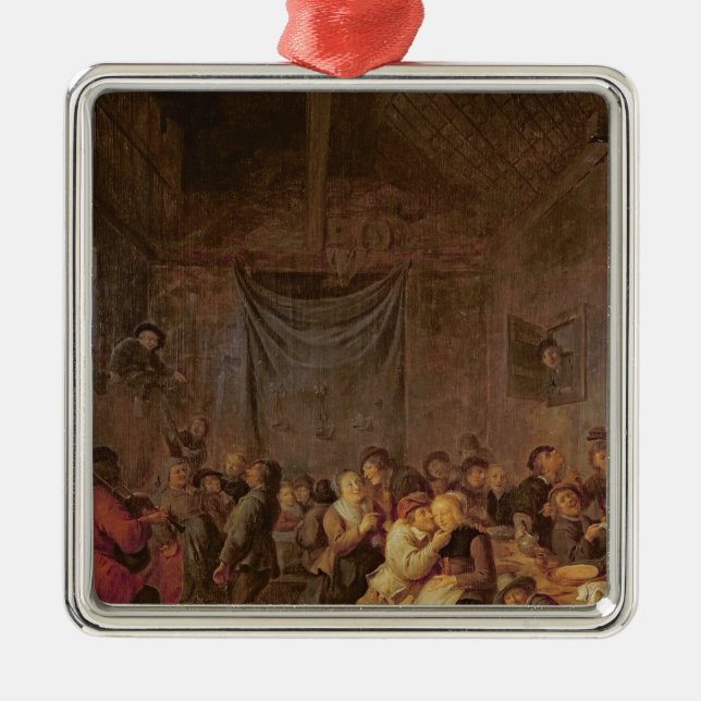 Twelfth Night Metal Ornament (Front)