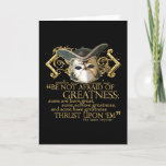 Twelfth Night Quote (Gold Version) Card