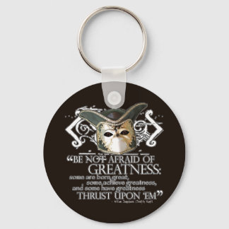 Twelfth Night Quote Keychain