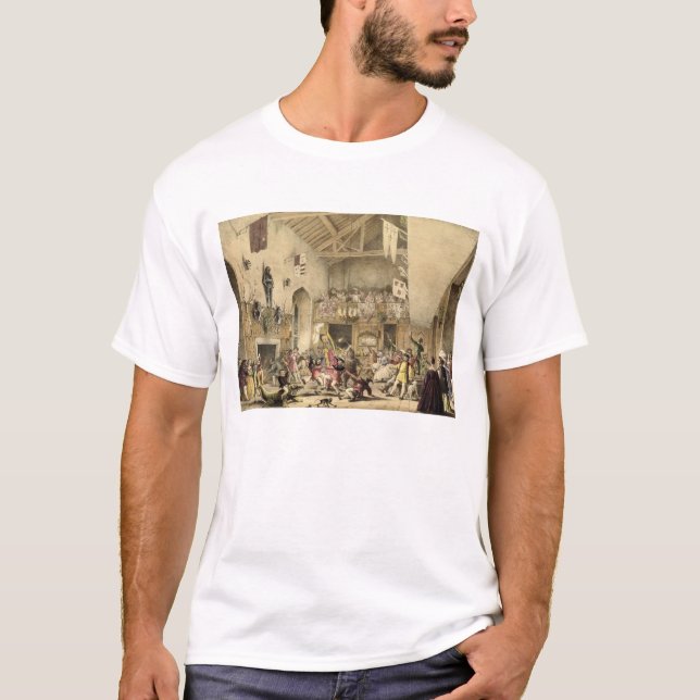 Twelfth Night Revels in the Great Hall, Haddon Hal T-Shirt (Front)