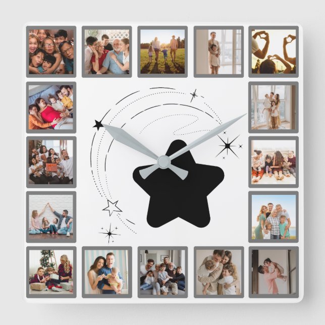 Twelve21 Customize 16 Photo Clock (Front)