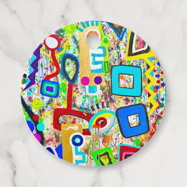 Twelve 20 Favor Tags (Front)