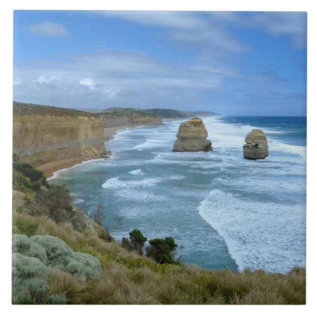 Twelve Apostles Australia Ceramic Tile (Front)