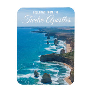 Twelve Apostles Great Ocean Road Air Aerial Magnet