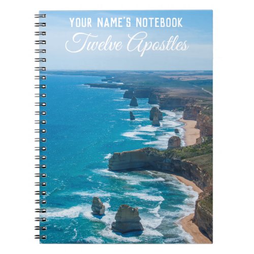 Twelve Apostles Great Ocean Road Air Aerial Photo Notebook