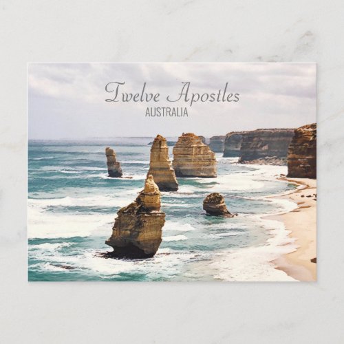 Twelve Apostles Victoria Australia travel Postcard