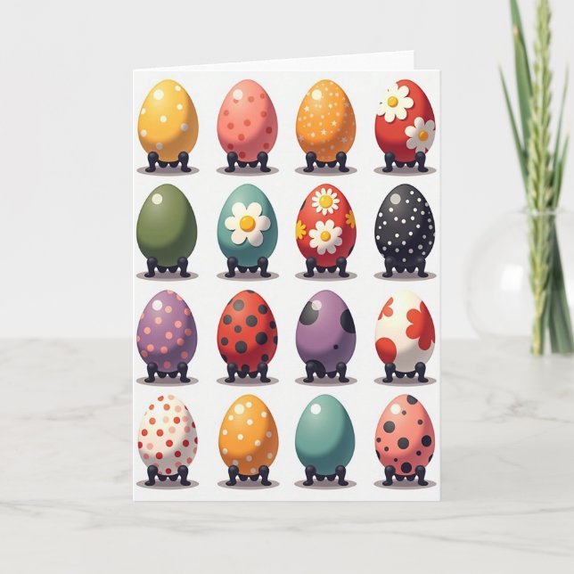 Twelve Art Eggs Display Card (Front)
