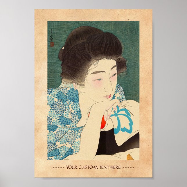 Twelve Aspects of Women, Morning Hair Torii Kotond Poster (Front)
