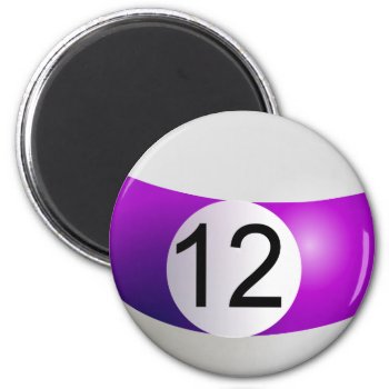 Twelve Ball Magnet by BostonRookie at Zazzle