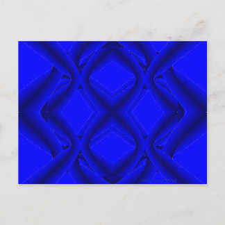 Twelve Blue Lines and Eights Post Card