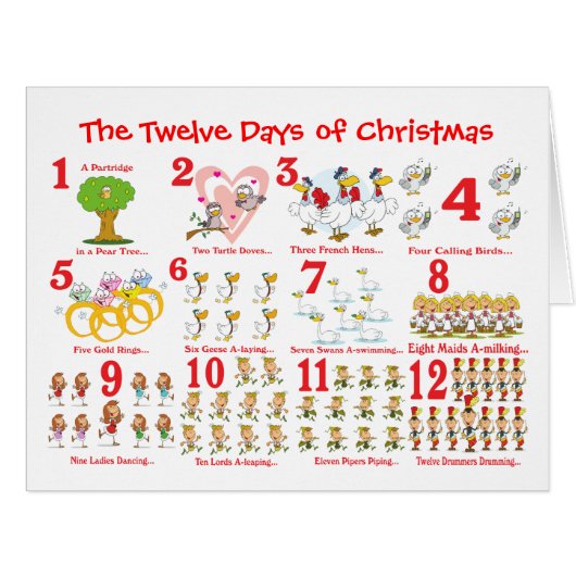 Twelve Days of Christmas (Front Horizontal)