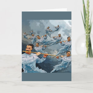 Twelve Days of Christmas — Eleven Pipers Piping Holiday Card