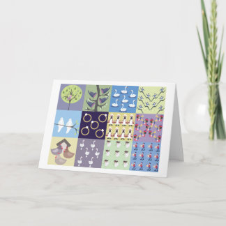 Twelve Days of Christmas Holiday Card