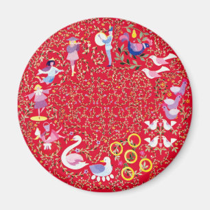 Twelve Days of Christmas Magnet