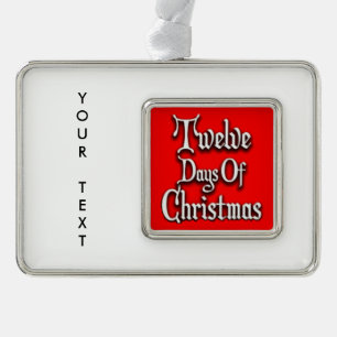 Twelve Days of Christmas Ornament