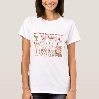Twelve Days of Christmas T-Shirt