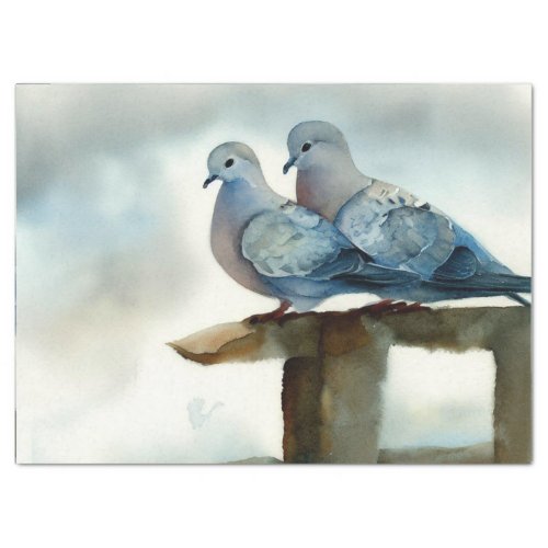 Twelve Days of Christmas Turtle Doves A Tissue Paper