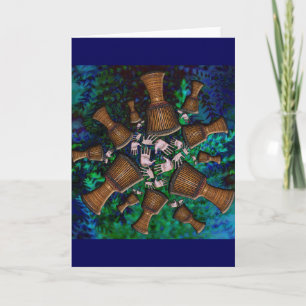 Twelve Days of Christmas- Twelve Drummers Drumming Holiday Card