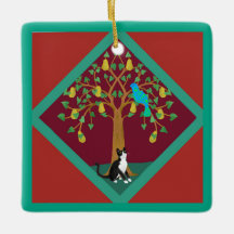 Twelve Days Of Christmas with Cat 1st Day