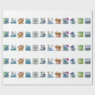 Twelve Days of Christmas Wrapping Paper