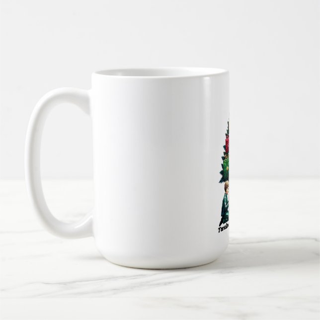 Twelve Days of Gifts T-Shirt, Chronological Christ Coffee Mug (Left)
