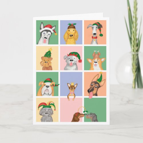 Twelve Dogs of Christmas card