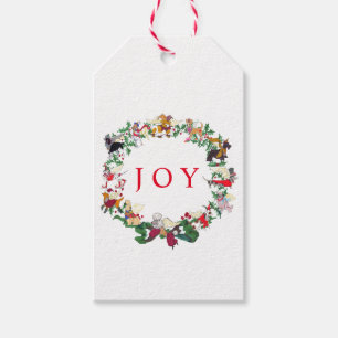 Twelve Dogs of Christmas Gift Tag