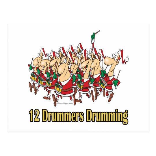 twelve drummers drumming a father christmas mystery