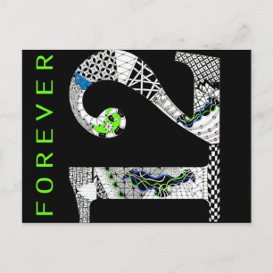 Twelve Forever Postcard