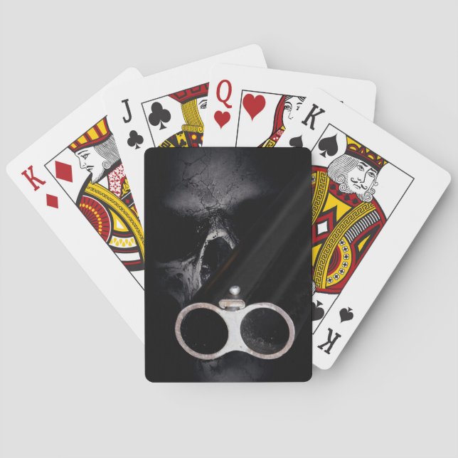 Twelve Gauge Evil Poker Cards (Back)