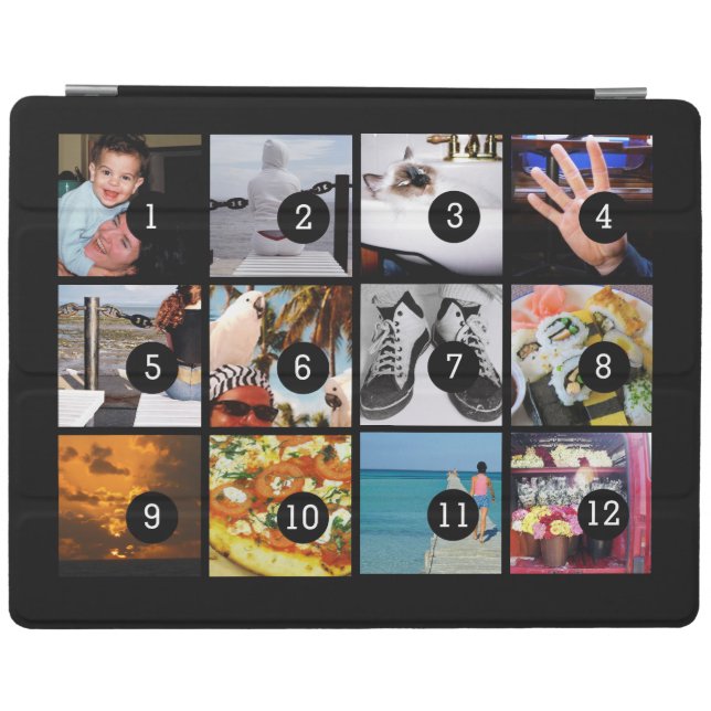 Twelve of Your Photos to Make Your Own Momento iPad Smart Cover (Horizontal)
