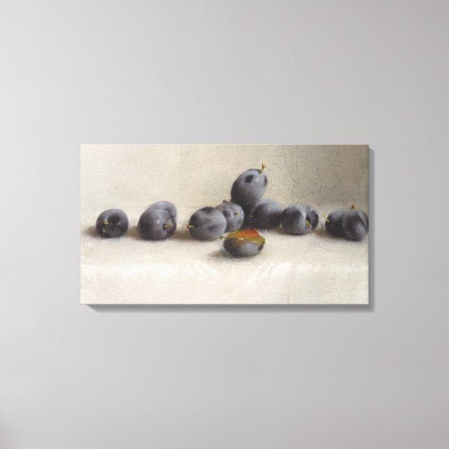 Twelve Plums Canvas Print (Front)