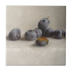 Twelve Plums Ceramic Tile