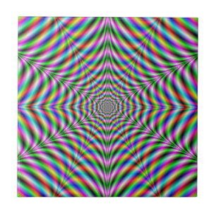 Twelve Pointed Psychedelic Web tile