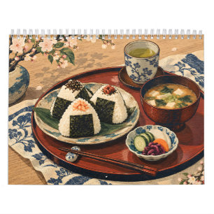 Twelve Tastes of Japan: Woodblock Food Calendar