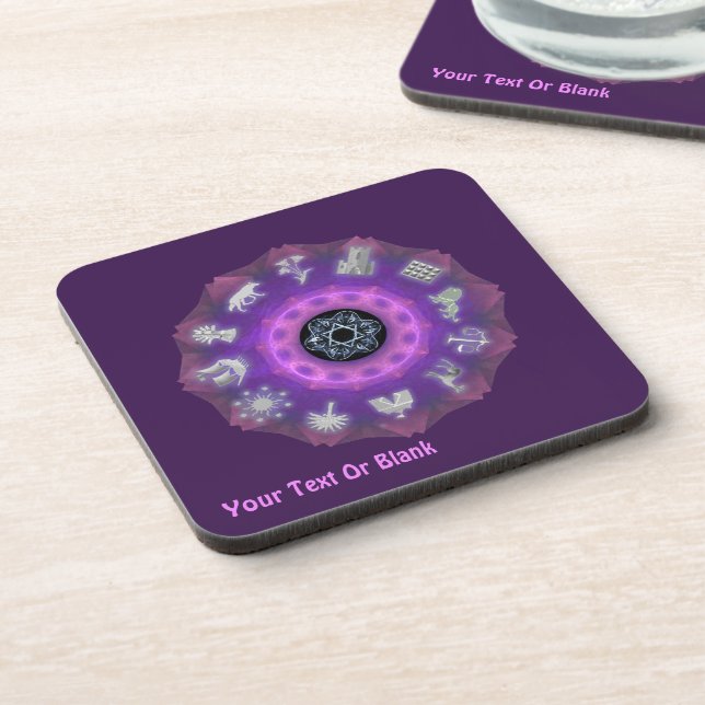 Twelve Tribes Beverage Coaster (Left Side)