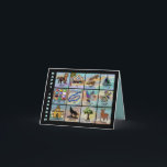 Twelve Tribes Chanukah Card<br><div class="desc">Graphic illustrations of the twelve tribes of Israel and menorah on back side.  Brighten up this holiday and send a message of peace and joy.</div>