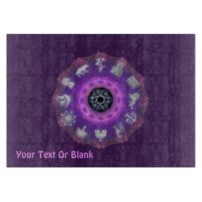 Twelve Tribes Cutting Board (Front)