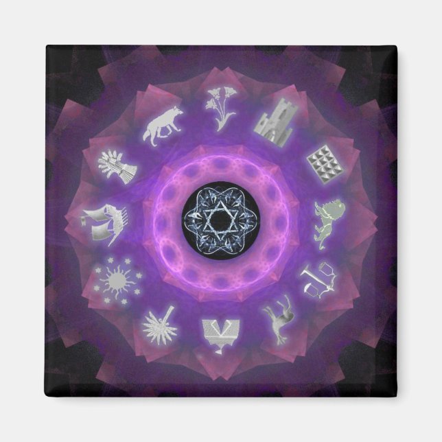 Twelve Tribes Magnet (Front)