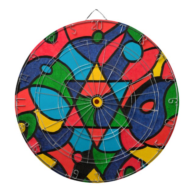 Twelve Tribes of Israel -  Dart Board (Front)