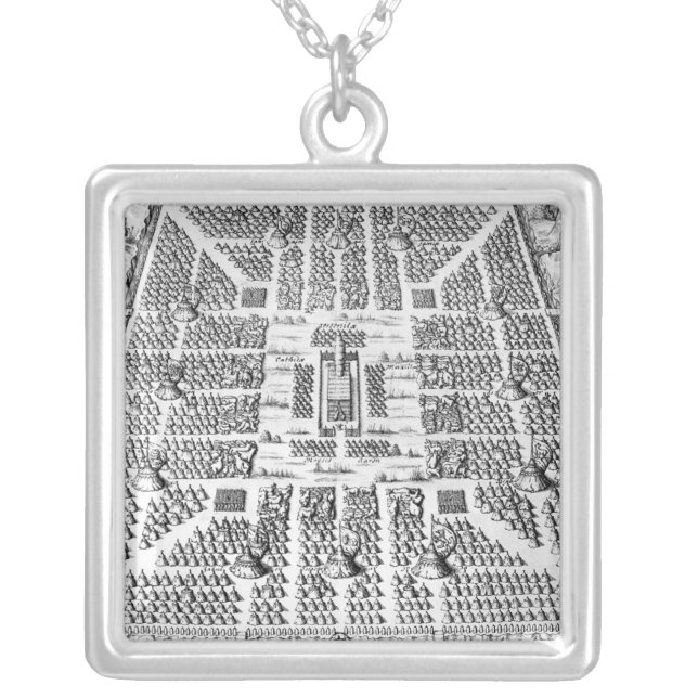 Twelve tribes of Israel Silver Plated Necklace (Front)