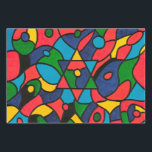 Twelve Tribes of Israel -  Wrapping Paper Sheets<br><div class="desc">The original art was created using oil paint in beautiful textured patterns on a 30inx40in canvas. This piece was inspired by the beauty and diversity of the "Twelves Tribes of Israel" that were scattered all over the world and the Star of David that unites us all.</div>