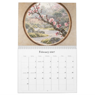 Twelve Window Gardens: Watercolor Calendar Art