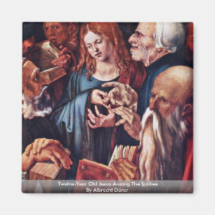 Twelve-Year Old Jesus Among The Scribes Magnet