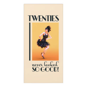 Twenties never looked so good Vintage Door Sign