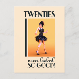 Twenties never looked so good Vintage Postcard